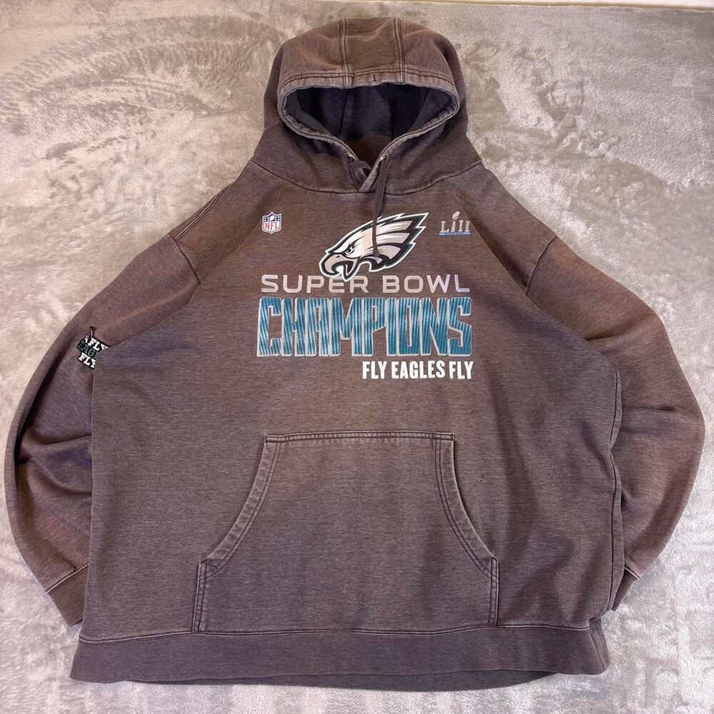 NFL Philadelphia Eagles Super Bowl LII Champions Hoodie Men’s 3XL